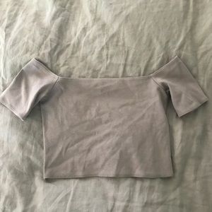 Aritzia Wilfred Off-The-Shoulder Top